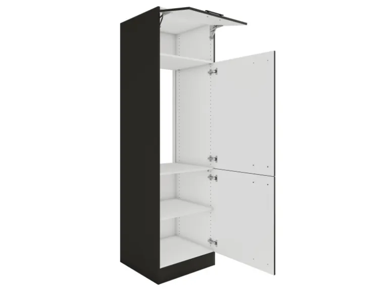 OPTIFIT Madrid420 Küchen-Geräteumbauschrank 60 cm Anthrazit Matt