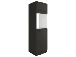 OPTIFIT Madrid420 Küchen-Geräteumbauschrank 60 cm Anthrazit Matt