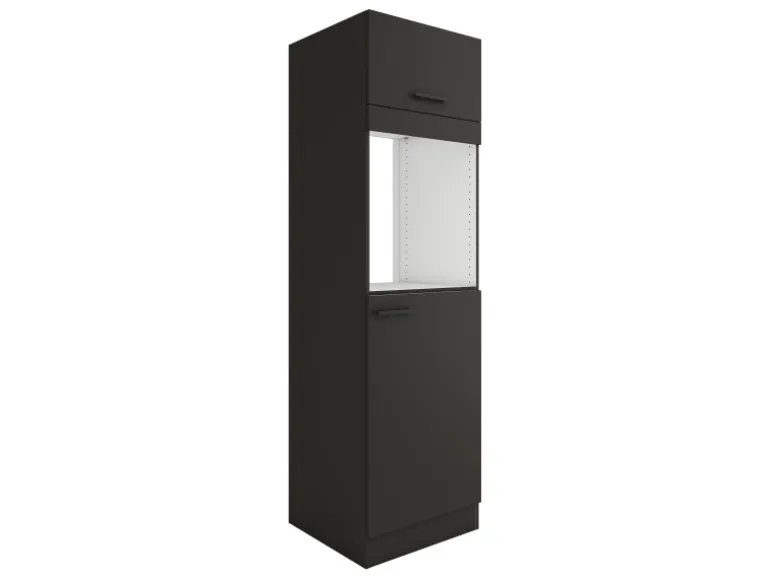 OPTIFIT Madrid420 Küchen-Geräteumbauschrank 60 cm Anthrazit Matt
