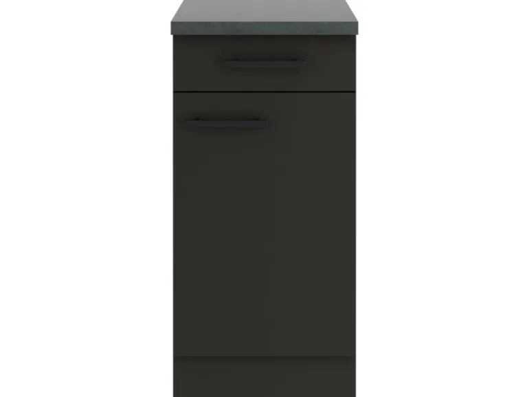OPTIFIT Madrid420 Küchen-Unterschrank 40 cm Anthrazit Matt
