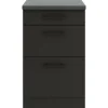 OPTIFIT Madrid420 Küchen-Unterschrank 50 cm Anthrazit Matt