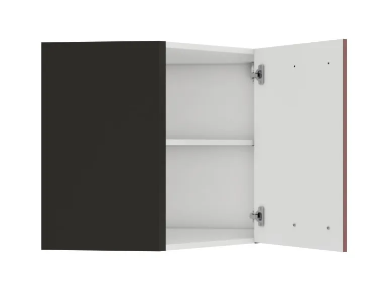 OPTIFIT Nizza407 Küchen-Eckoberschrank 60 x 60 cm Rostrot