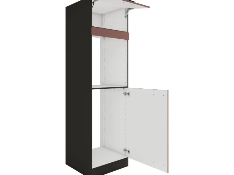 OPTIFIT Nizza407 Küchen-Geräteumbauschrank 60 cm Rostrot