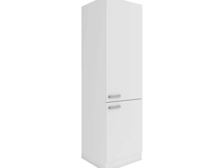 OPTIFIT Oslo214 Küchen-Apothekerschrank 60 cm Feinstruktur Weiß