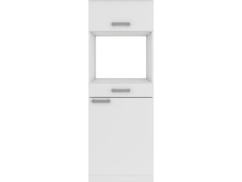 OPTIFIT Oslo214 Küchen-Geräteumbauschrank 60 cm Feinstruktur Weiß