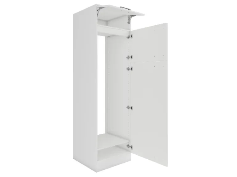 OPTIFIT Oslo214 Küchen-Geräteumbauschrank 60 cm Feinstruktur Weiß