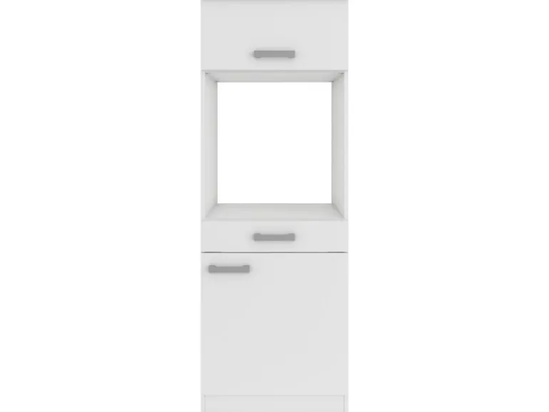 OPTIFIT Oslo214 Küchen-Geräteumbauschrank 60 cm Feinstruktur Weiß