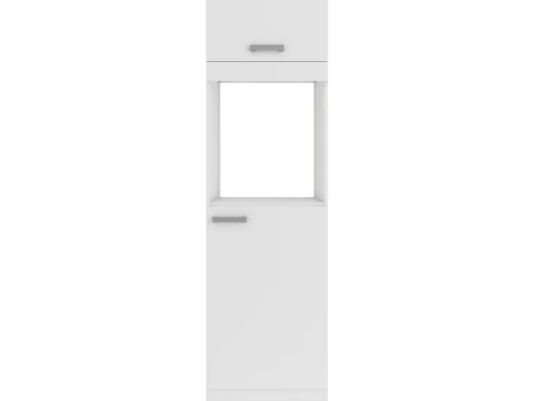 OPTIFIT Oslo214 Küchen-Geräteumbauschrank 60 cm Feinstruktur Weiß