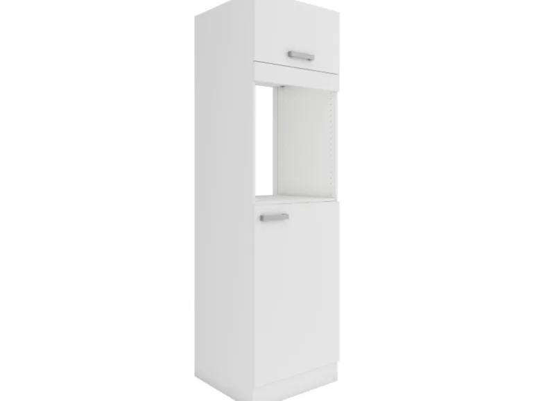 OPTIFIT Oslo214 Küchen-Geräteumbauschrank 60 cm Feinstruktur Weiß