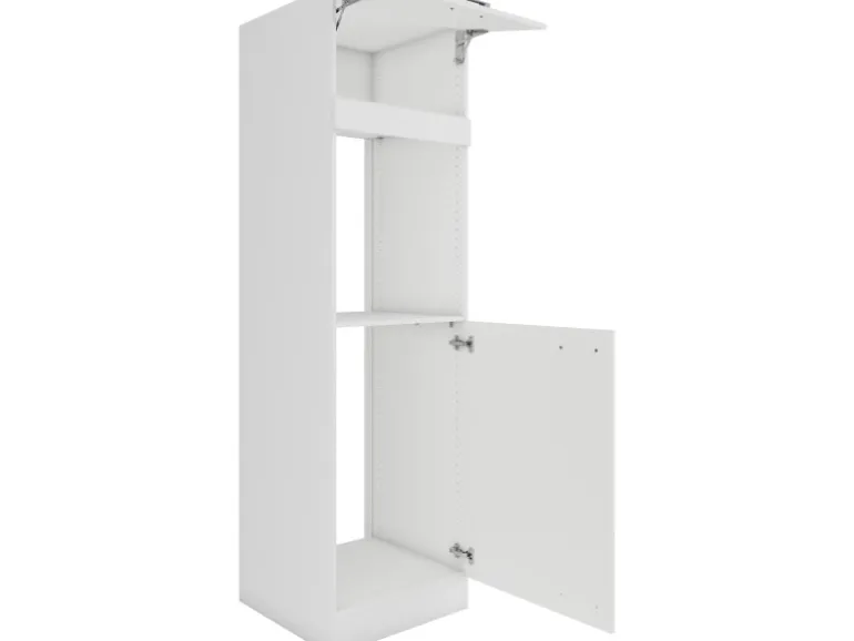 OPTIFIT Oslo214 Küchen-Geräteumbauschrank 60 cm Feinstruktur Weiß