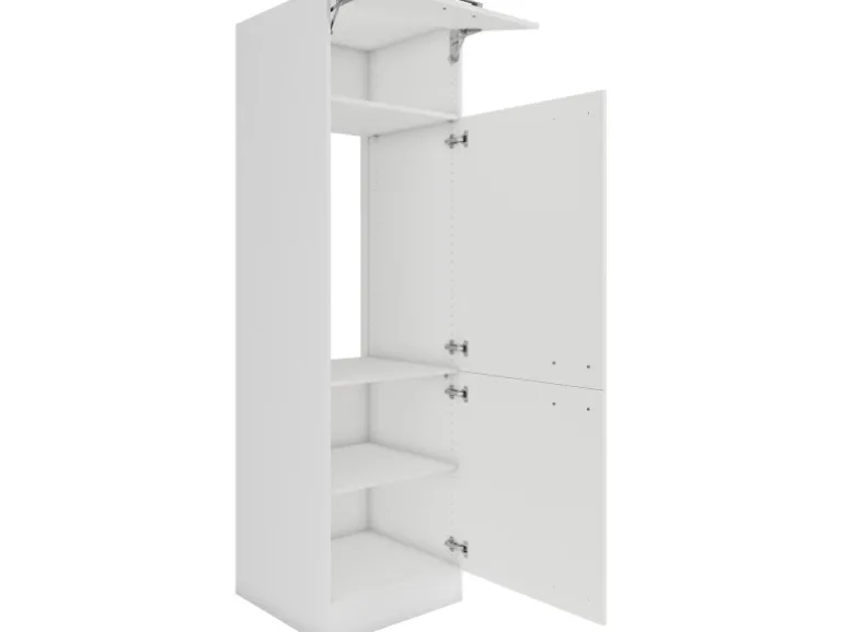 OPTIFIT Oslo214 Küchen-Geräteumbauschrank 60 cm Feinstruktur Weiß