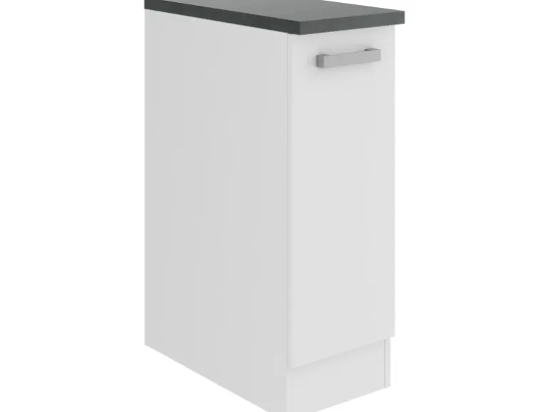 OPTIFIT Oslo214 Küchen-Unterschrank 30 cm Feinstruktur Weiß