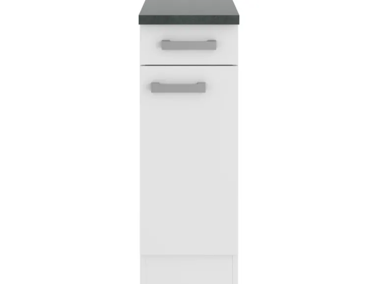 OPTIFIT Oslo214 Küchen-Unterschrank 30 cm Feinstruktur Weiß