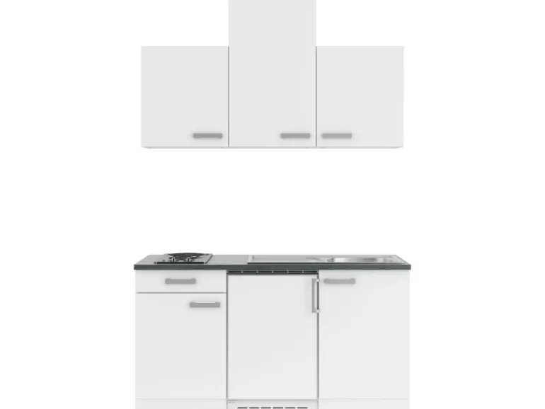 OPTIFIT Oslo214 Miniküche 150 cm Weiß