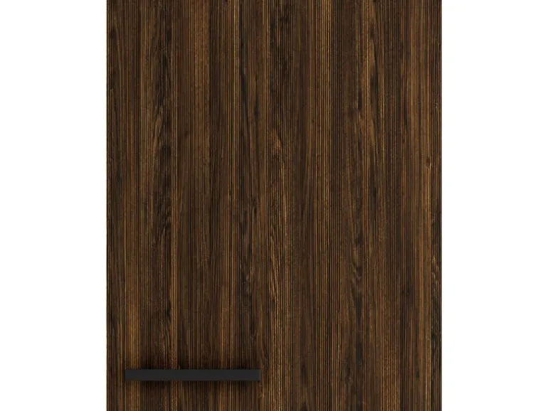 OPTIFIT Rimini409 Küchen-Oberschrank 45 cm Rillendekor Nussbaum