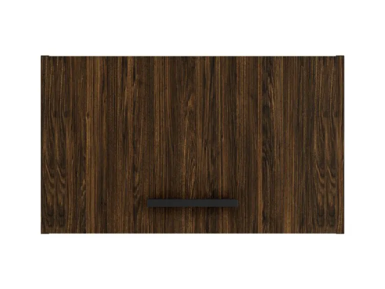 OPTIFIT Rimini409 Küchen-Oberschrank 60 cm Rillendekor Nussbaum