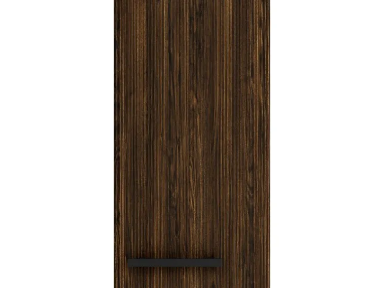 OPTIFIT Rimini409 Küchen-Oberschrank 30 cm Rillendekor Nussbaum
