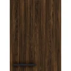 OPTIFIT Rimini409 Küchen-Oberschrank 40 cm Rillendekor Nussbaum
