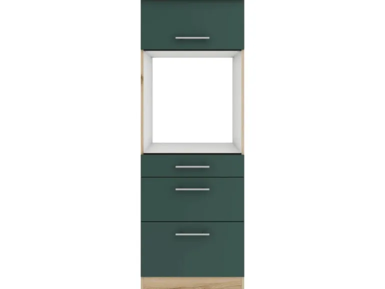 OPTIFIT Savona405 Küchen-Geräteumbauschrank 60 cm Steingrün