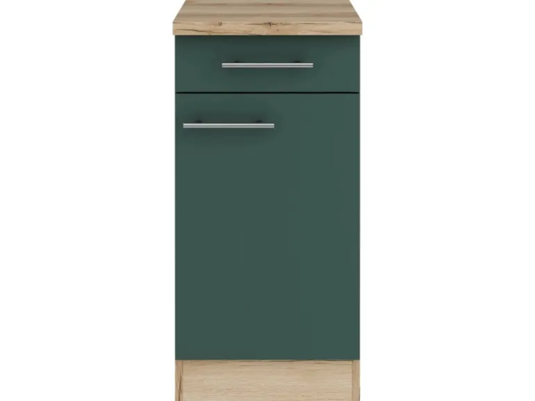 OPTIFIT Savona405 Küchen-Unterschrank 40 cm Steingrün