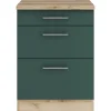 OPTIFIT Savona405 Küchen-Unterschrank 60 cm Steingrün
