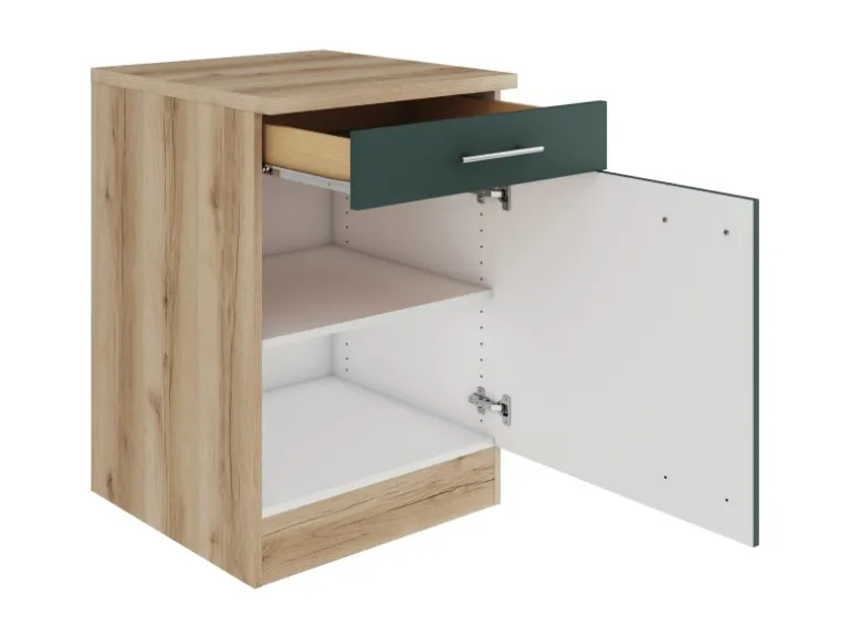 OPTIFIT Savona405 Küchen-Unterschrank 60 cm Steingrün