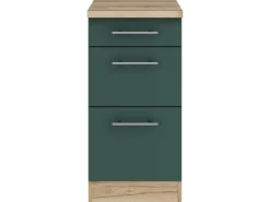 OPTIFIT Savona405 Küchen-Unterschrank 40 cm Steingrün