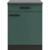 OPTIFIT Verona405 Küchen-Unterschrank 60 cm Steingrün