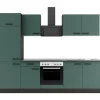 OPTIFIT Verona405 Küchenzeile 270 cm Steingrün
