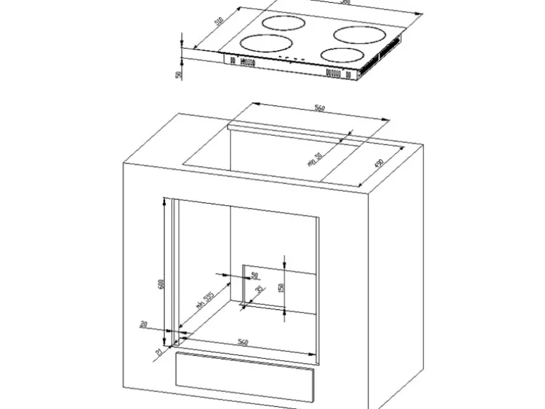 OPTIFIT Verona405/Madrid420 Küchenzeile 270 cm Steingrün / Anthrazit