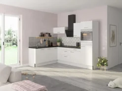 Optifit Winkelküche Optikoncept Bengt 270 cm Weiß