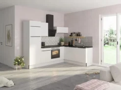 Optifit Winkelküche Optikoncept Arvid 270 cm Weiß