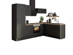 Optifit Winkelküche Optikoncept Ingvar 270 cm Anthrazit