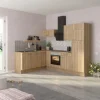 Optifit Winkelküche Optikoncept Erik ohne E-Geräte 270 cm Wildeiche Nachb.