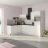 Optifit Winkelküche Optikoncept Bengt ohne E-Geräte 270 cm Weiß
