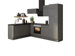 Optifit Winkelküche Optikoncept Mats 270 cm Basaltgrau