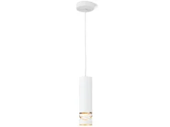 Orion Leuchten Hängeleuchte Trance 80 cm x 30 cm 1 x GU10 Weiß Gold