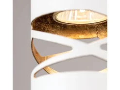 Orion Leuchten Hängeleuchte Trance 80 cm x 30 cm 1 x GU10 Weiß Gold