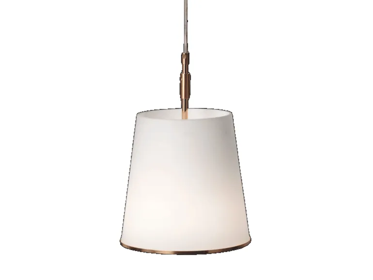 Orion Leuchten Hängeleuchte Konus 20 cm Messing Gold 1 x E27