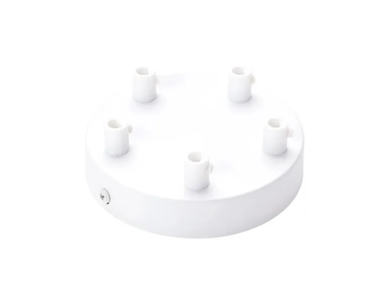 Orion Lightstyle Deckenbaldachin 5 Auslässe Weiß Ø 120 mm