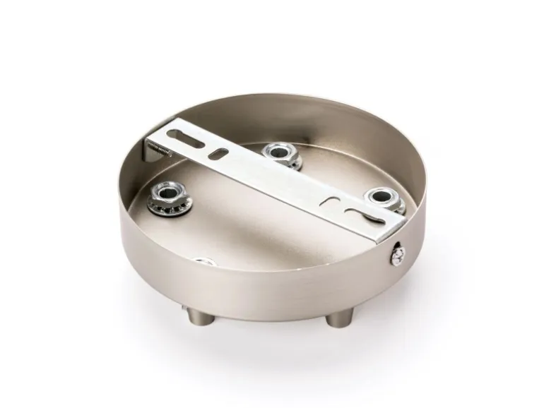 Orion Lightstyle Deckenbaldachin 5 Auslässe Silber Ø 120 mm