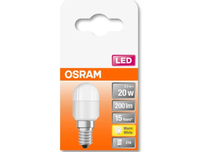 Osram LED-Lampe Classic T-Form Matt E14, 2,3W 200 lm Warmweiß