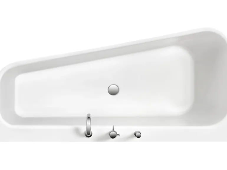 Ottofond Badewannen-Set Pino 155 cm Rechts inkl. Ablaufgarnitur und Armatur