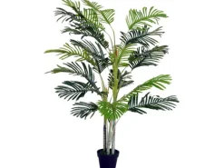 Outsunny Künstliche Palme 150cm mit Pflanztopf