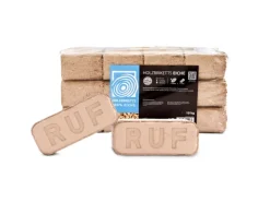 Panorama24 Holzbriketts RUF Eiche 20 kg Packung 2 Blister