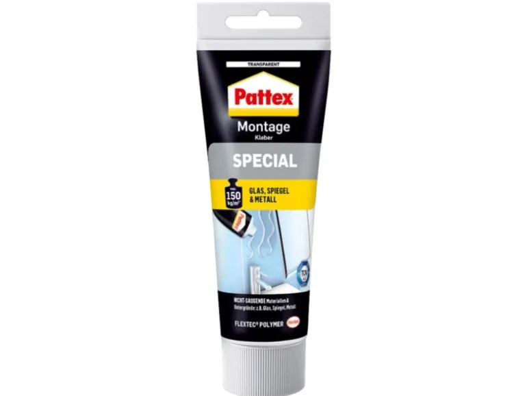 Pattex Montagekleber Montage Special Glaskleber Transparent 80g Tube