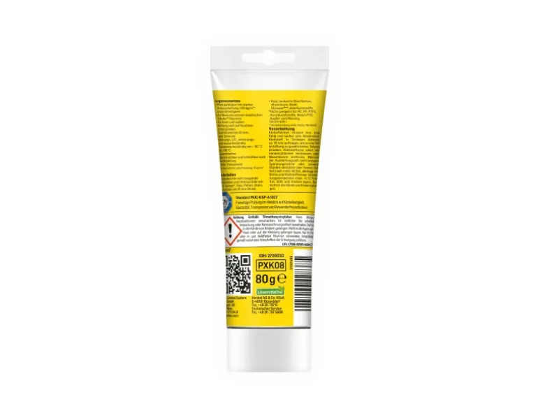 Pattex Montagekleber Montage Special Glaskleber Transparent 80g Tube