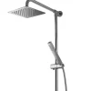 PaulGurkes Aufputz Regendusche Duschsystem eckig 20cm