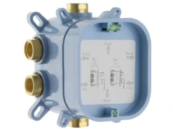 PaulGurkes Unterputz Duschsystem 3-Wege für Badewannen mit Thermostat Mischbatterie Fertigmontage Set Regendusche