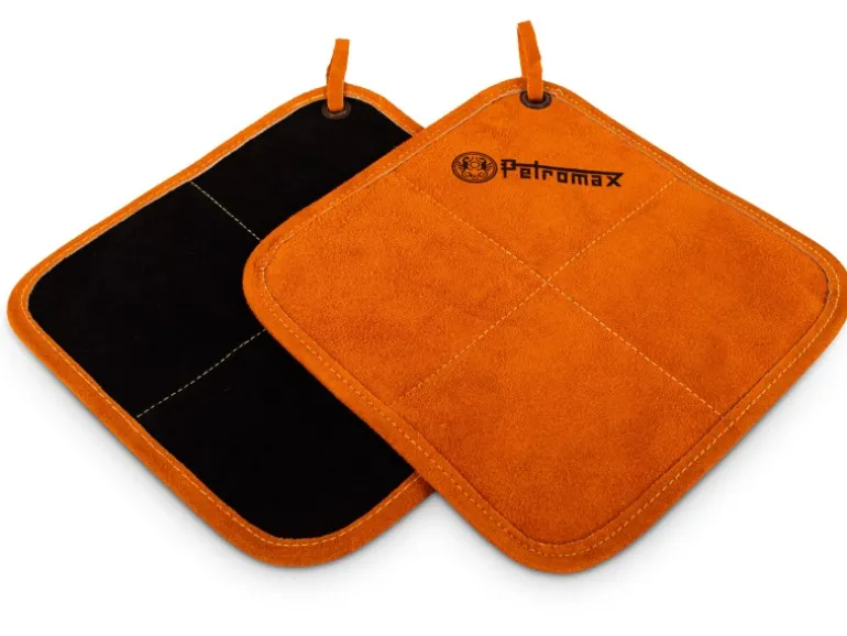 Petromax Aramid Topflappen Paar Schwarz-Orange